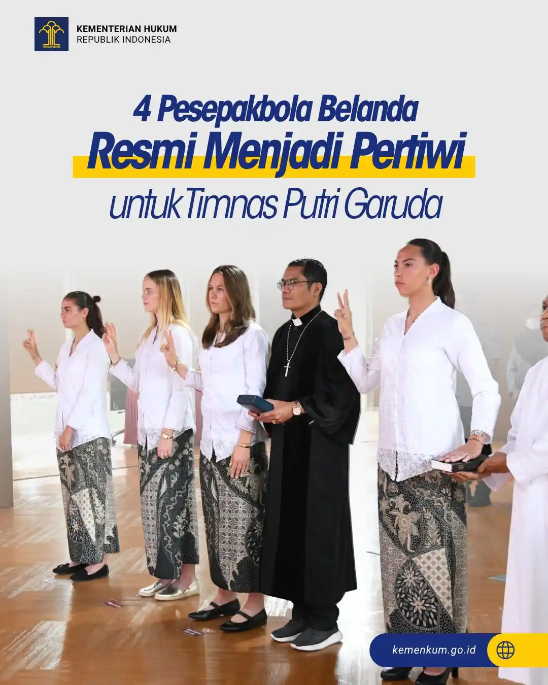 Image from Kementerian Hukum RI: Pemerintah Indonesia kembali menunjukkan komitmennya dalam pengembanga...