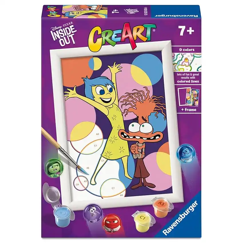 Image from Risparmio Felice: 👀 Ravensburger - Creart Serie E Inside Out | Kit Pittura Bambini | Di...