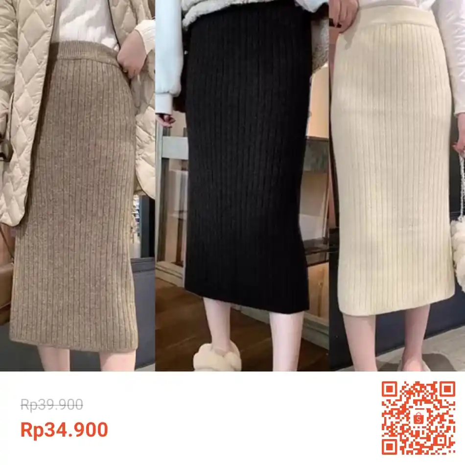 Image from Spill Ootd: _*Rekomendasi Rok span kecee hott*_ ```harga promo cumaa Rp.34.900 aj...