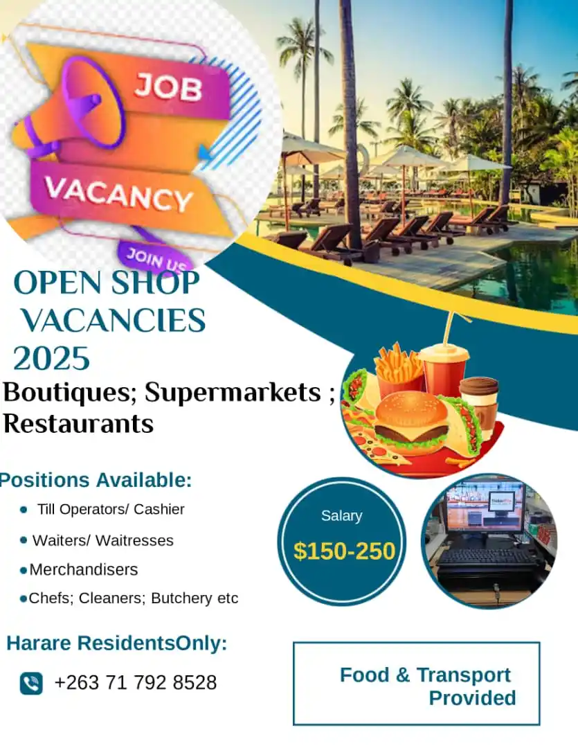 Image from Shona📡 Jokes 24/7🇿🇼: *shop vacancies:* "JOIN OUR TEAM! Kutanga Mangwana We're hiring for ...
