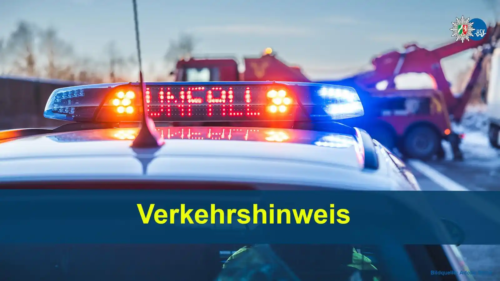 Image from Polizei NRW Hochsauerlandkreis: 📍 Sundern: Vollsperrung zwischen Amecke und Sundern Zentrum  Wegen ei...