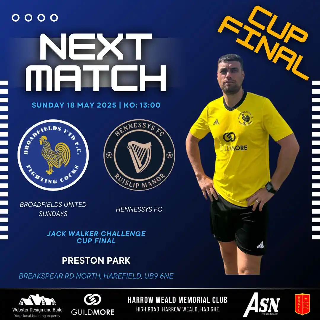 Image from Broadfields United FC: The Saturday season might be over, but the Sunday lads have one game t...