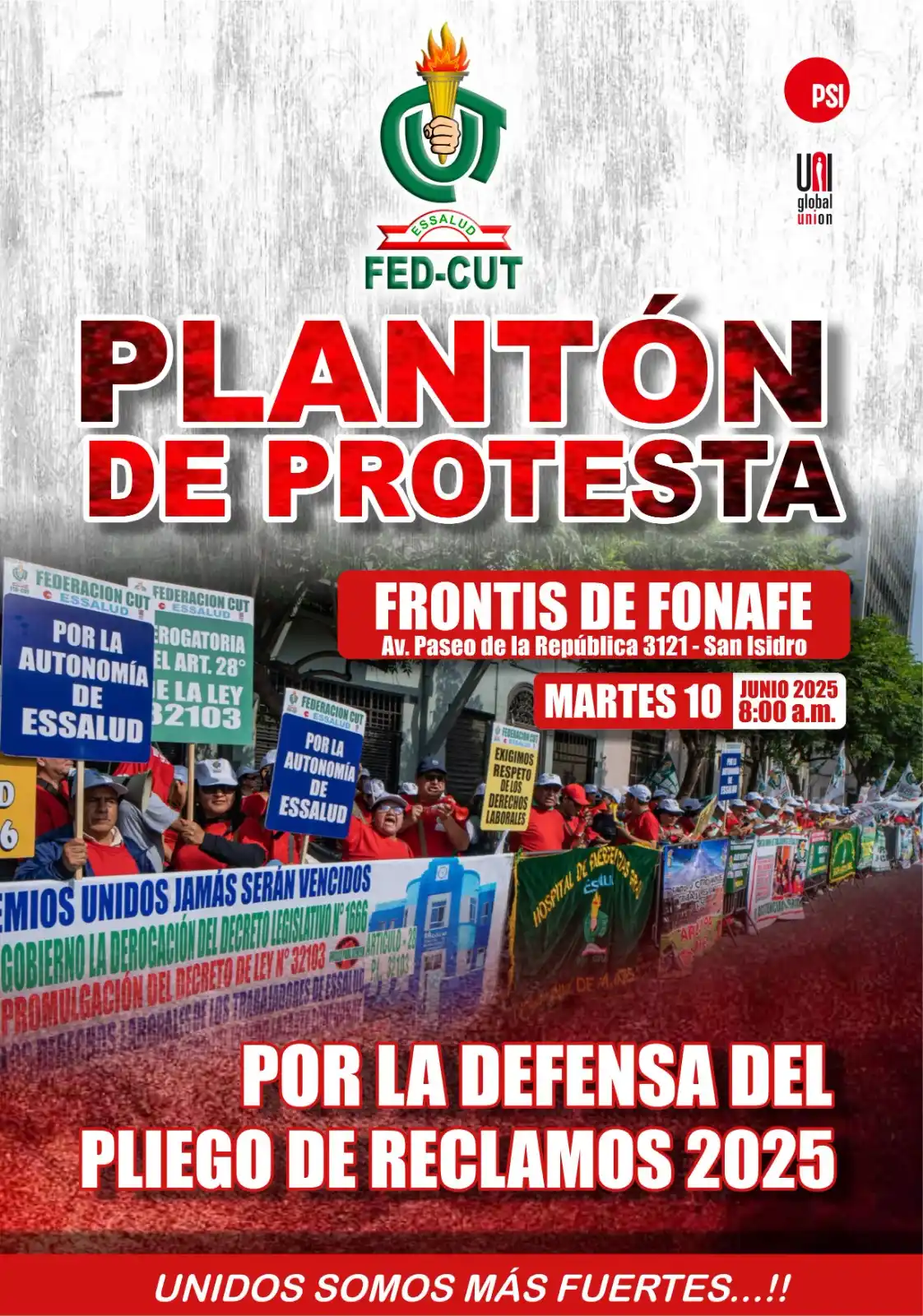 Image from FEDCUT , Oficial: 📢✊ ¡UNIDOS SOMOS MÁS FUERTES! La FEDCUT – Federación Centro Unión de ...