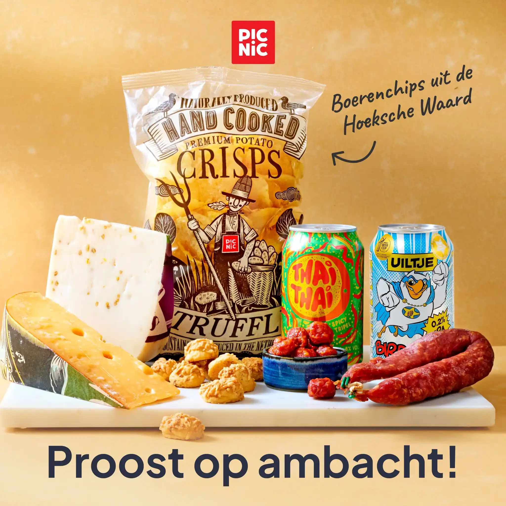 Image from Picnic: Van een blokje jong belegen kaas uit het Noord-Hollandse Lutjewinkel t...