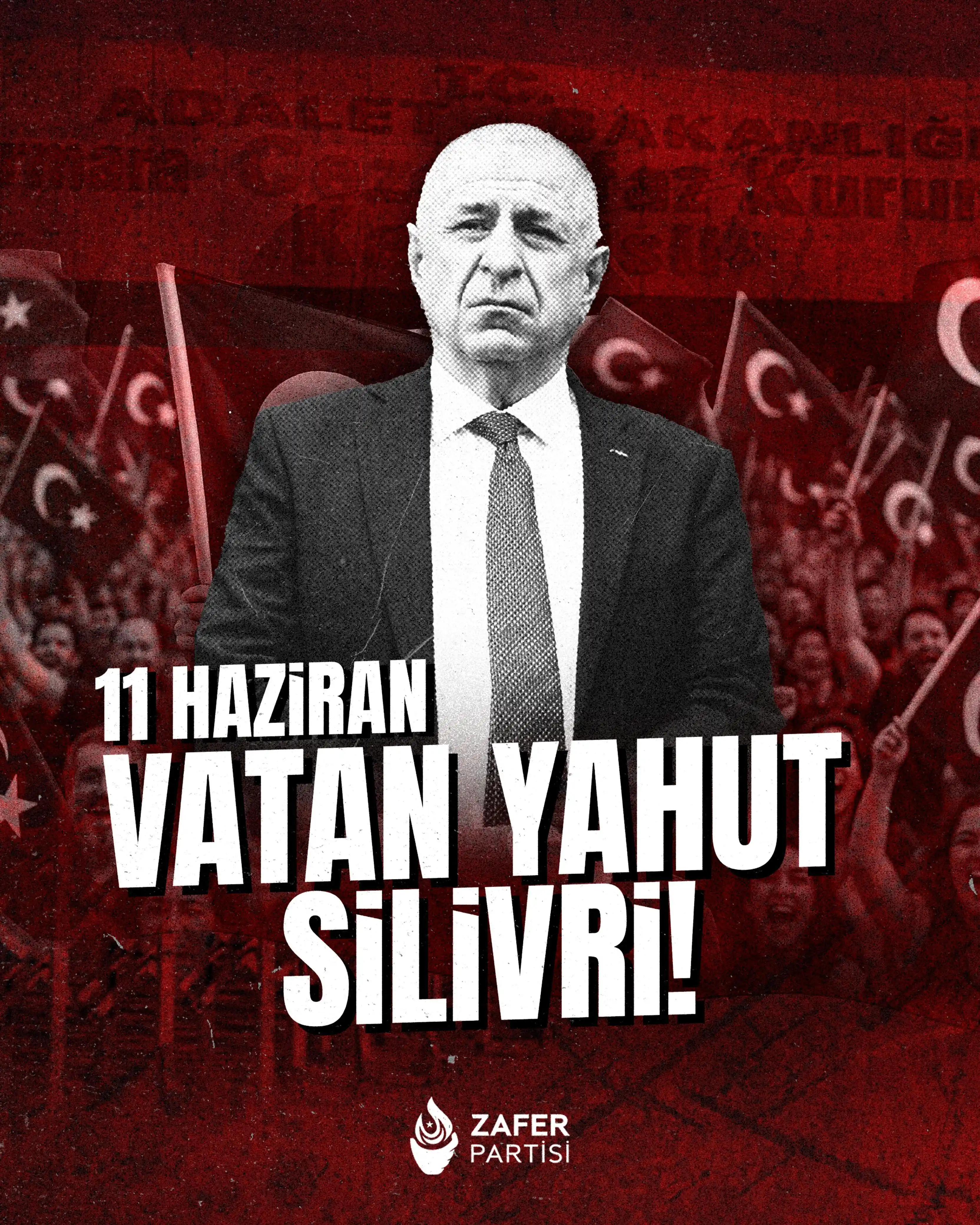 Image from Zafer Partisi: 11 Haziran’da Ümit Özdağ’a Özgürlük için Silivri’deyiz! <a class="text...