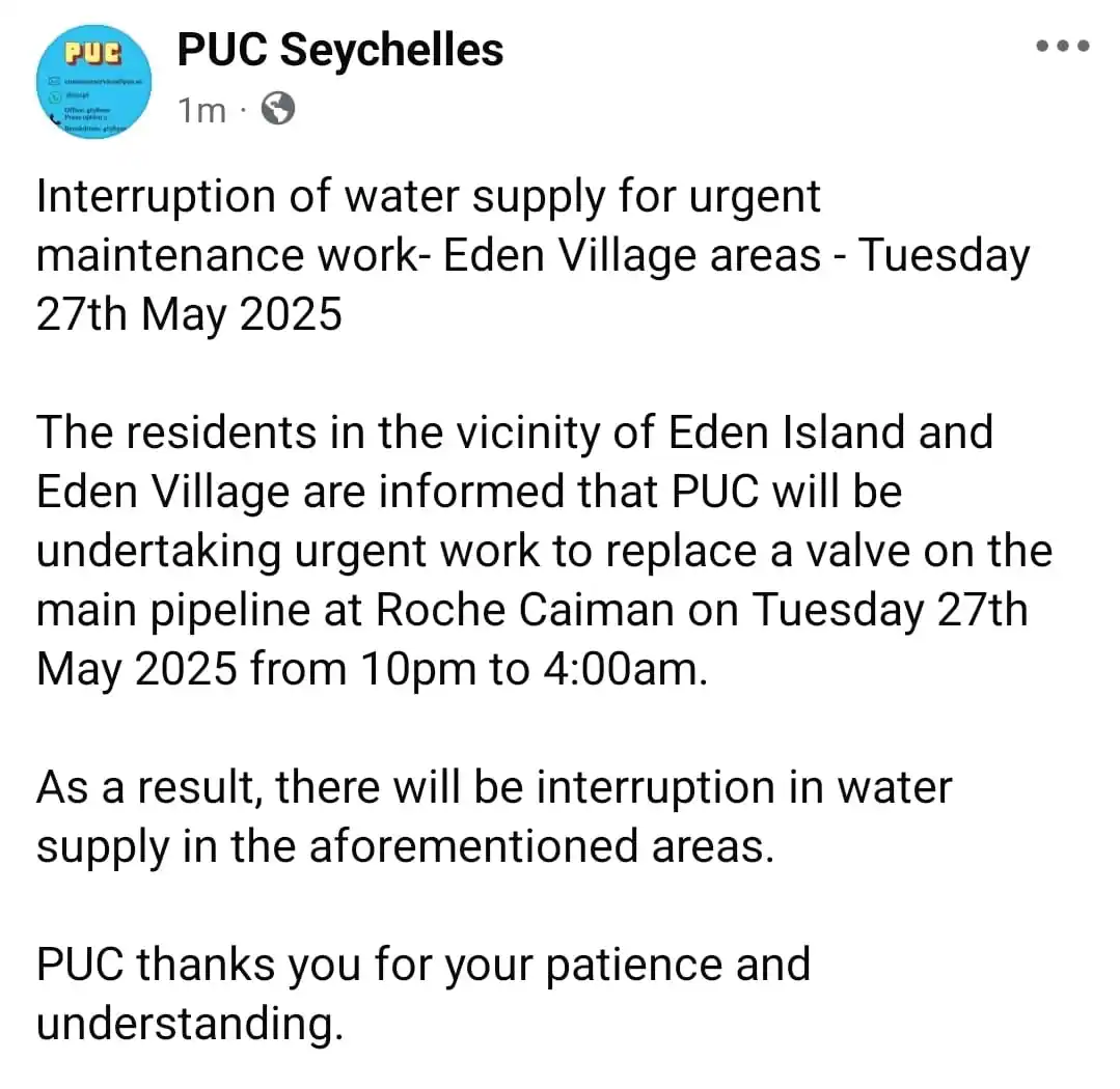 PUC Seychelles post