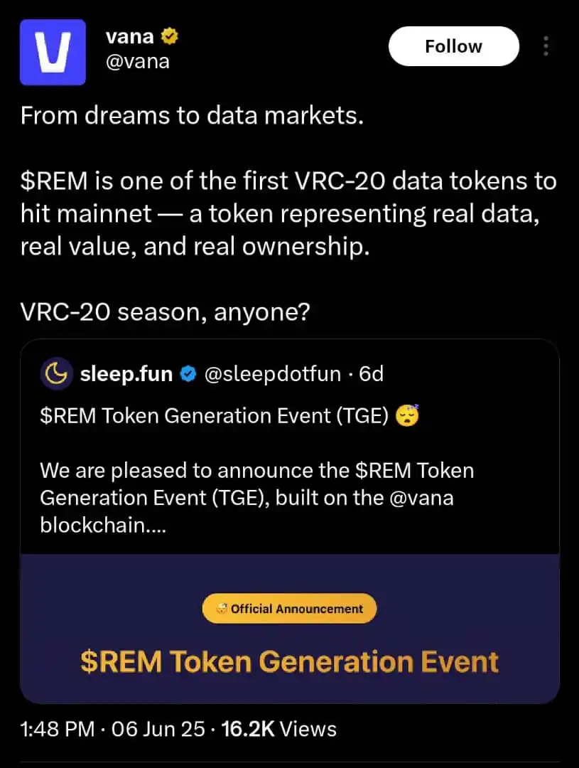 Image from Blockchain [Web3] Digital Wealth Hub: Airdrop that would pay you won't stress you...   Vana was a telegram p...