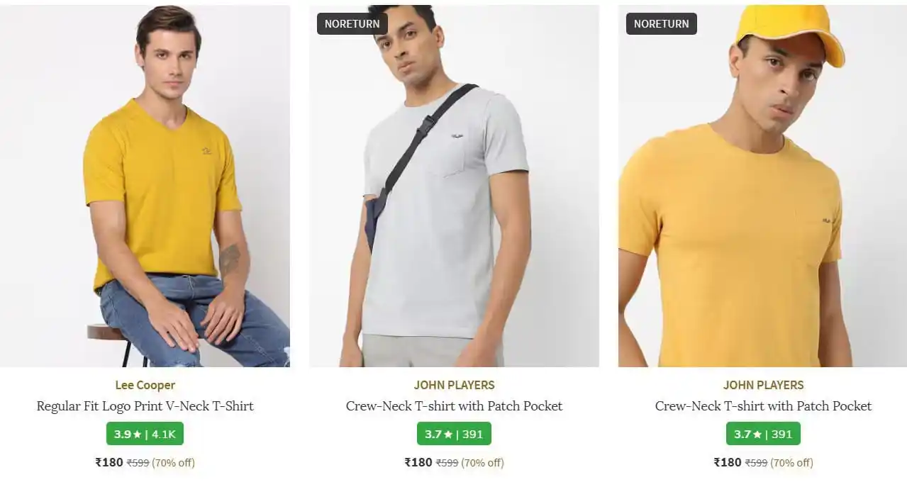 Image from DEALS HUBB 2.0 ✅: Ajio | Upto 80% Off On Men segment only 👉Link : https://ajiio.co/5so...