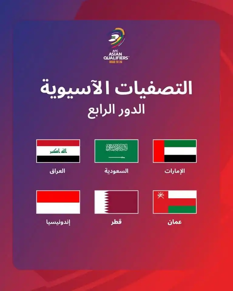 Image from اخبار واعلانات 📡اخبار متنوعة📡: *⚽ اخبار متنوعة↜ريـاضـة ⚽* 🔥رسميا.. الملحق الآسيوي لكأس العالم 2026...