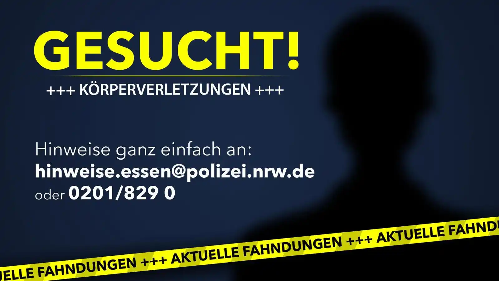 Image from Polizei NRW Essen: *Aktuelle Fahndungen nach Körperverletzungen im Überblick (2/2)* Die...