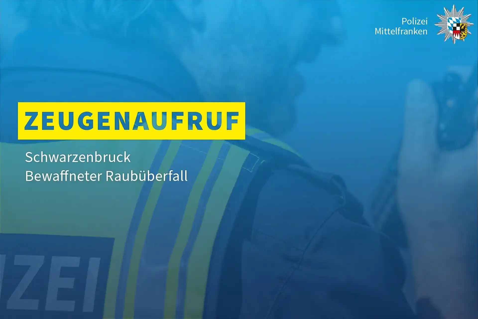 Image from Polizei Mittelfranken : Am Dienstagnachmittag des 20.05.2025 betrat gegen 14:15 Uhr ein bislan...