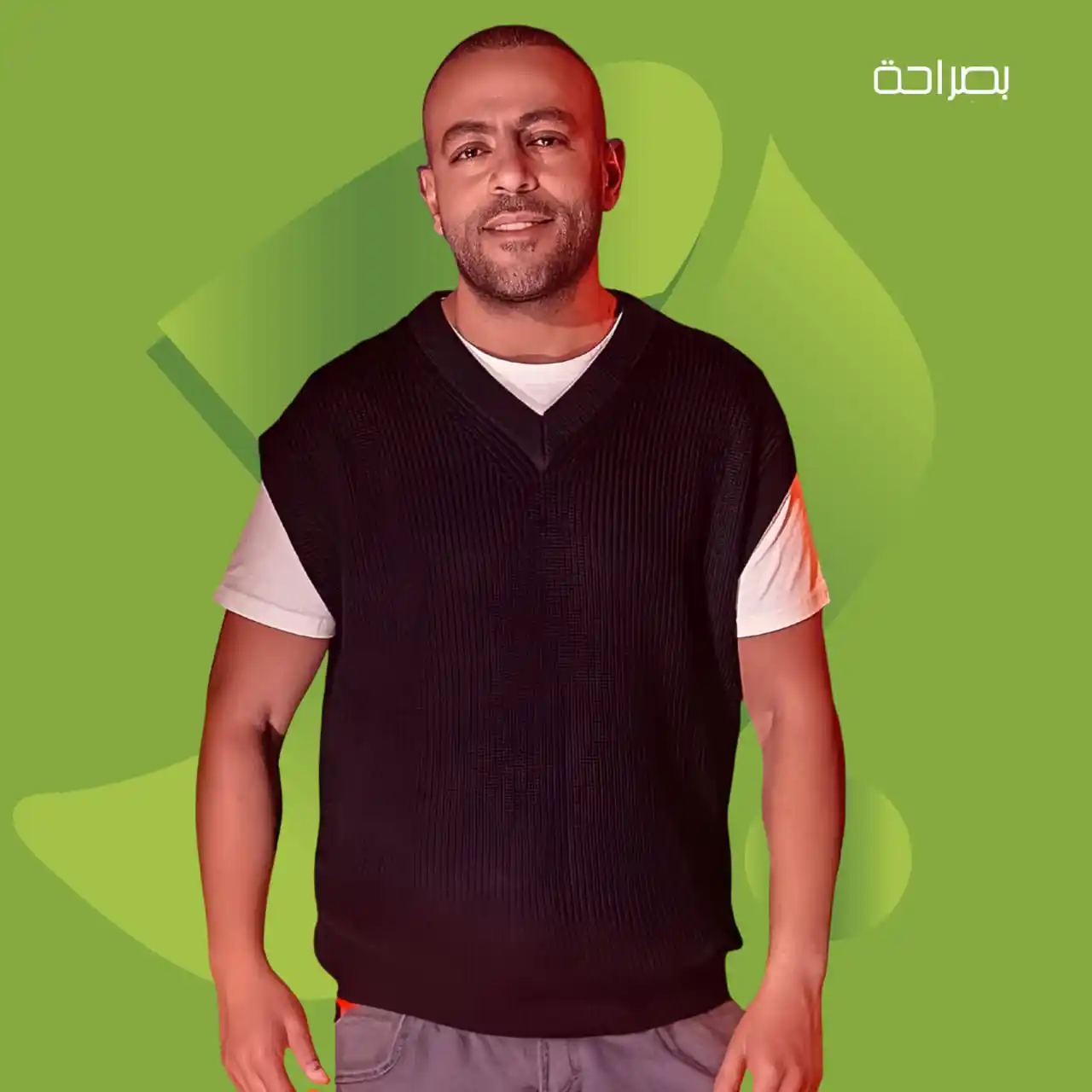 Image from bisara7a / بصـراحـة: بالفيديو- في أوّل ظهور له بعد الجراحة، تامر عاشور يغنّي واقفًا على عكّ...