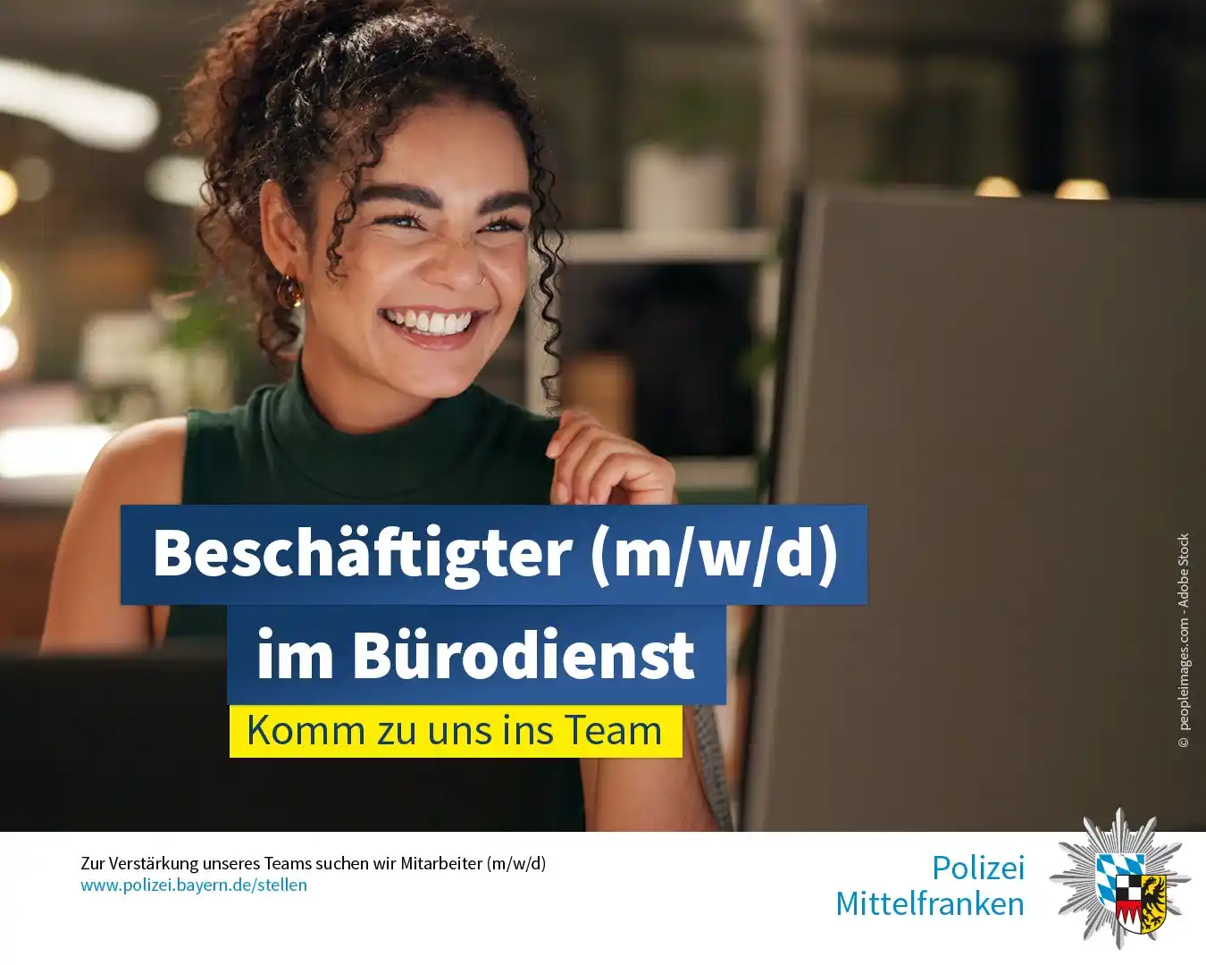 Image from Polizei Mittelfranken : Beim Sachbereich Zentrale Aufgaben der Verkehrspolizeiinspektion Nürnb...