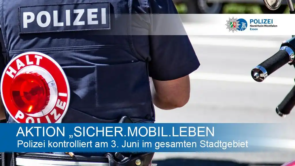 Image from Polizei NRW Essen: *Bundesweite Aktion „sicher.mobil.leben – Kinder im Blick“ am 3. Juni ...