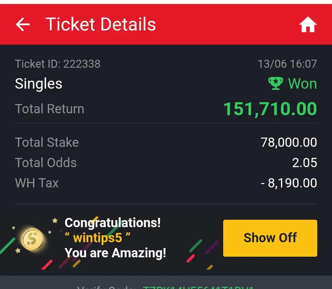 Image from Wintips5: *Congratulations π* ππ½ππ₯ BOOOOOOOOOOO β
β
β
β
β
β
β
β
β
β
β
β
β
β
β
β
β
β
β
β
β
β
β
β
...