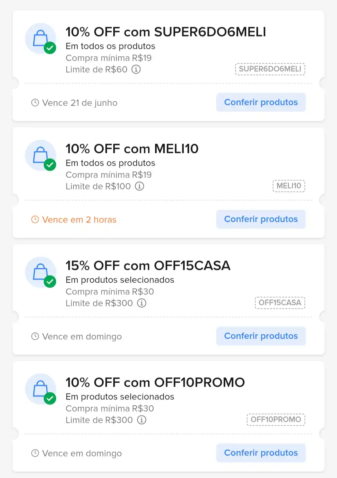 Image from Cadeiras de Escritório Promoções: 🔥 Cupons Ativos no momento no ML na imagem, destaque ao OFF15CASA (se...
