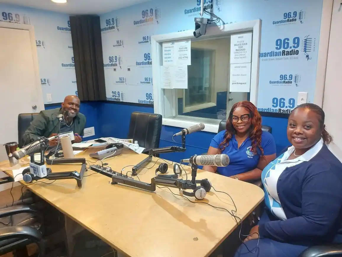 Image from Ministry of Immigration & National Insurance: *Did you know that NIB has Registered Nurses on staff?* Listeners tun...
