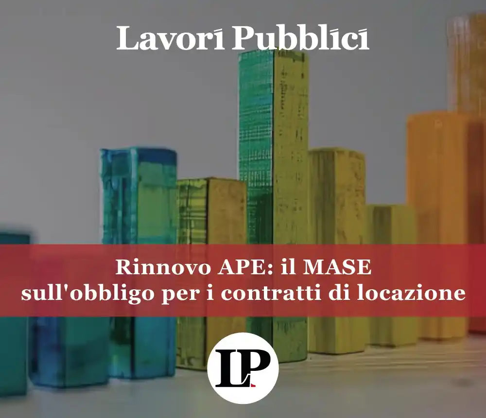 Image from Lavori Pubblici: ❓ È necessario rinnovare anche l’Attestato di Prestazione Energetica n...