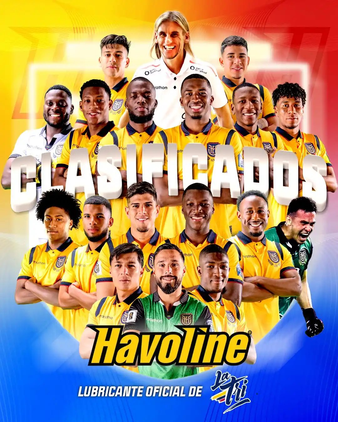 Image from Havoline Deportivo: 🙌 ¡ECUADOR ES MUNDIALISTA! 🇪🇨⚽️ Desde Havoline, lubricante oficial...