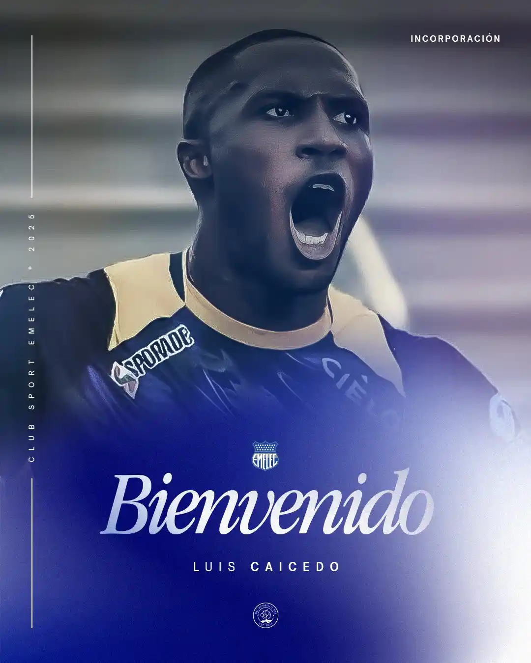 Image from Havoline Deportivo: 🔵⚡️ El Club Sport Emelec le dio la bienvenida a Luis Caicedo como su ...