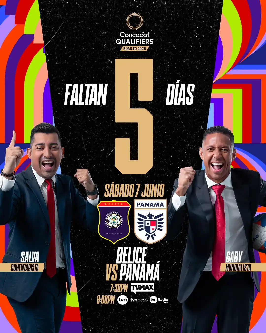 Image from TVN PANAMÁ: ❤️🔥😱 *ESTAMOS CADA VEZ MÁS CERCA DE VER A LOS NUESTROS EN LA CANCHA...