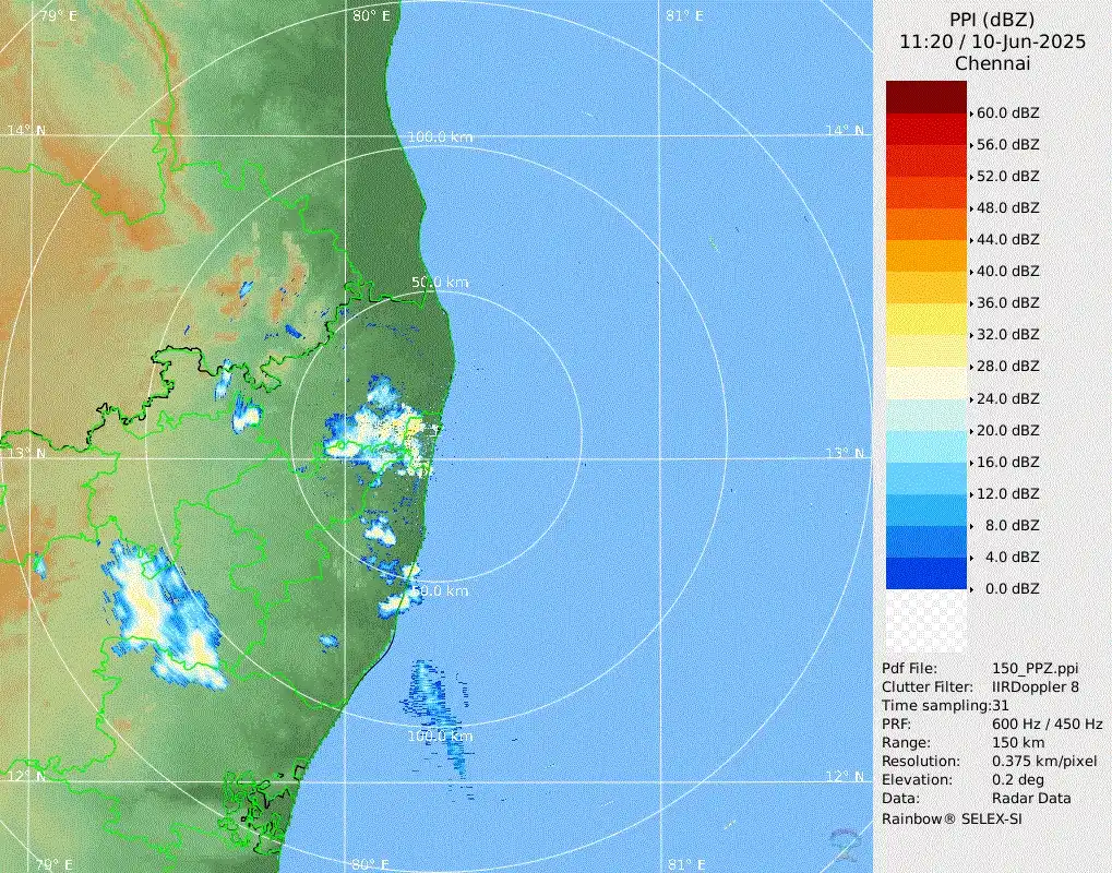 Image from Weather Updates On Tamil Nadu & Chennai by ChennaiRains (COMK): Extremely slow moving <a class="text-blue-500 hover:underline cursor-p...
