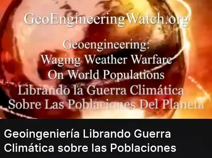 Image from 💥DESPIERTOS💥: 💥✈️🌬️🌫️☠️Geoingeniería Librando La Guerra Cl¡m@tica Sobre Las Pobla...