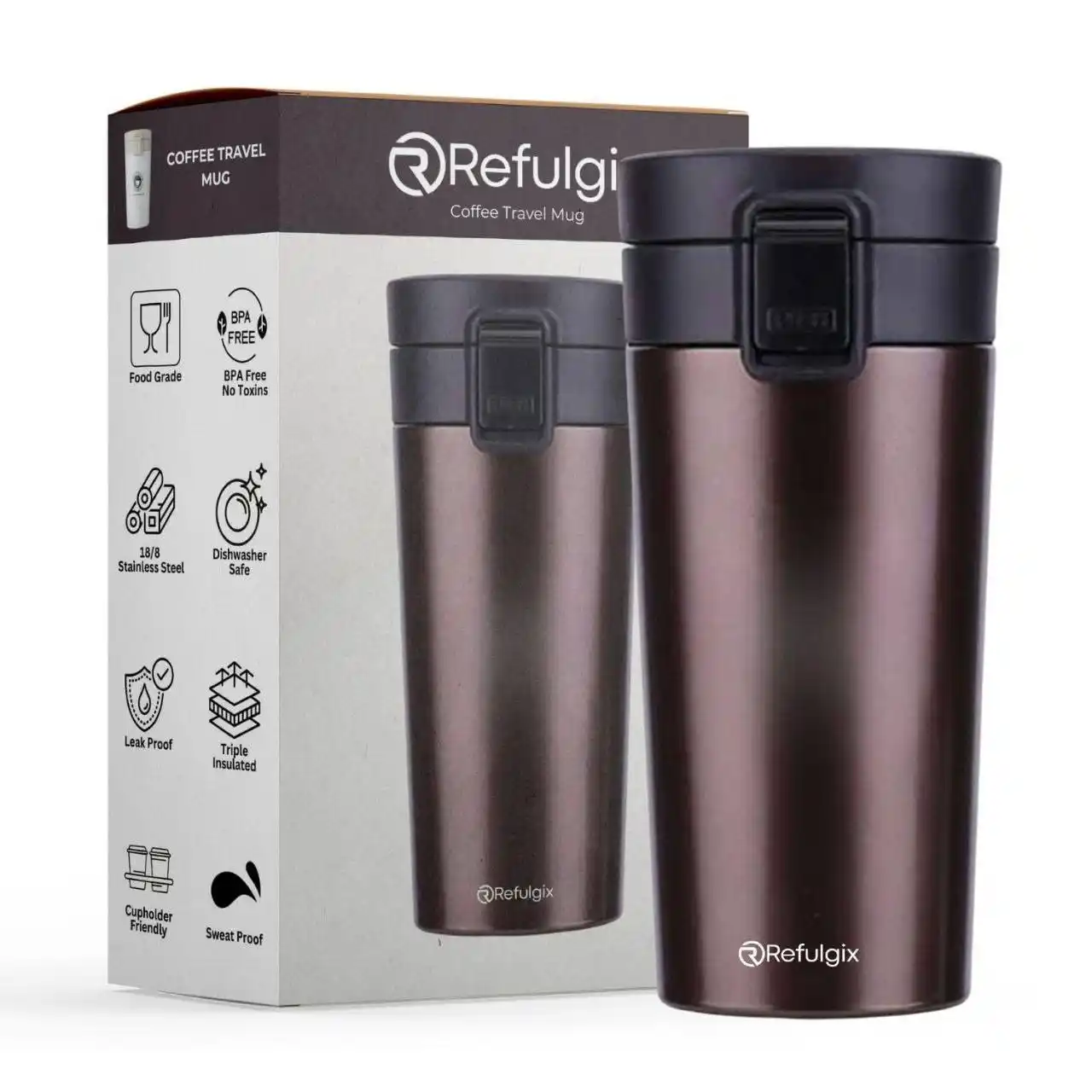 Image from DEALS HUBB 2.0 ✅: Grab 💥 499₹ REFULGIX 380ml Vacuum Insulated Coffee Cup | Keeps Drin...