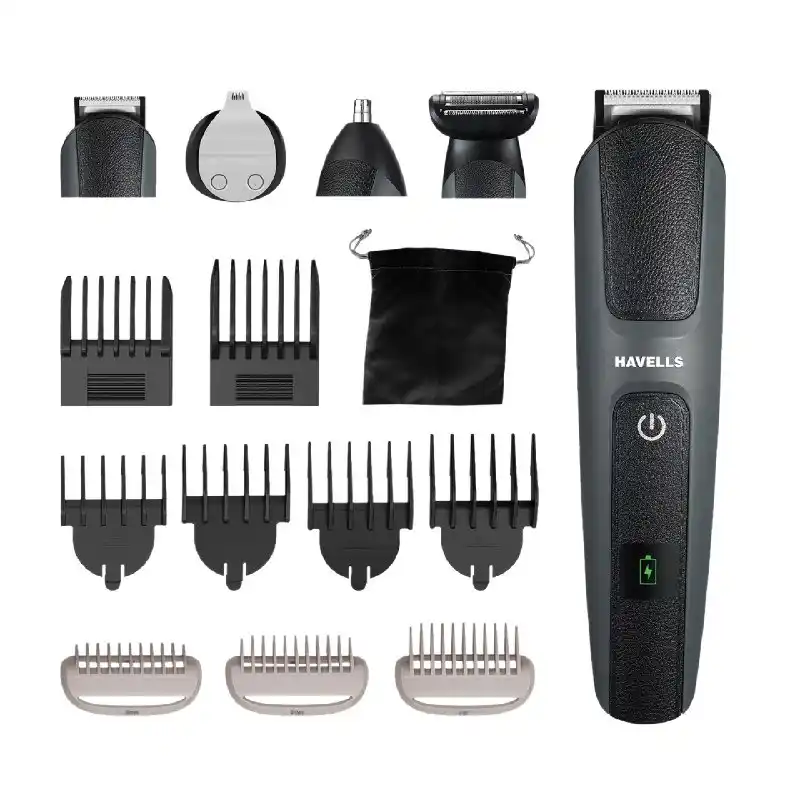 Image from FLIPSHOPE - Deals and Offers: HAVELLS SUPER 15-in-1 Rechargeable Cordless Grooming Kit @ 2099 : h...