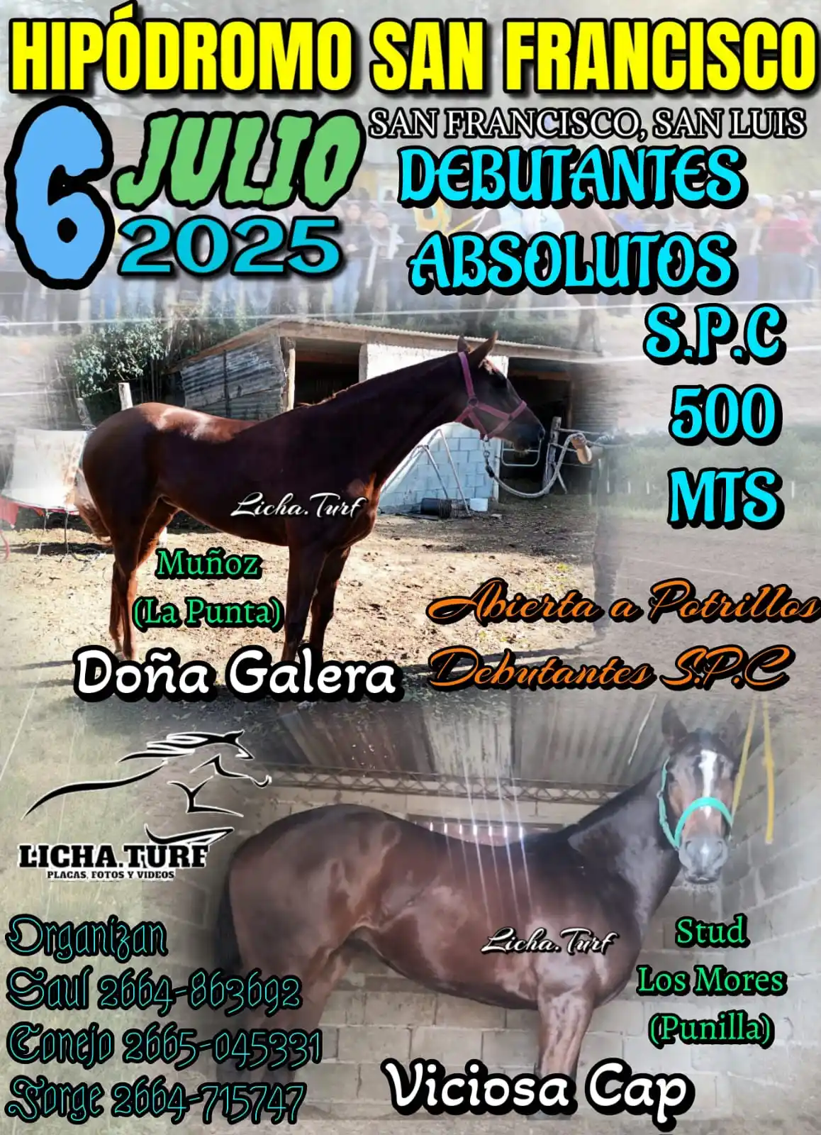 Image from LICHA.TURF: Hipódromo San Francisco (San Francisco Del Monte De Oro) 6 de julio In...
