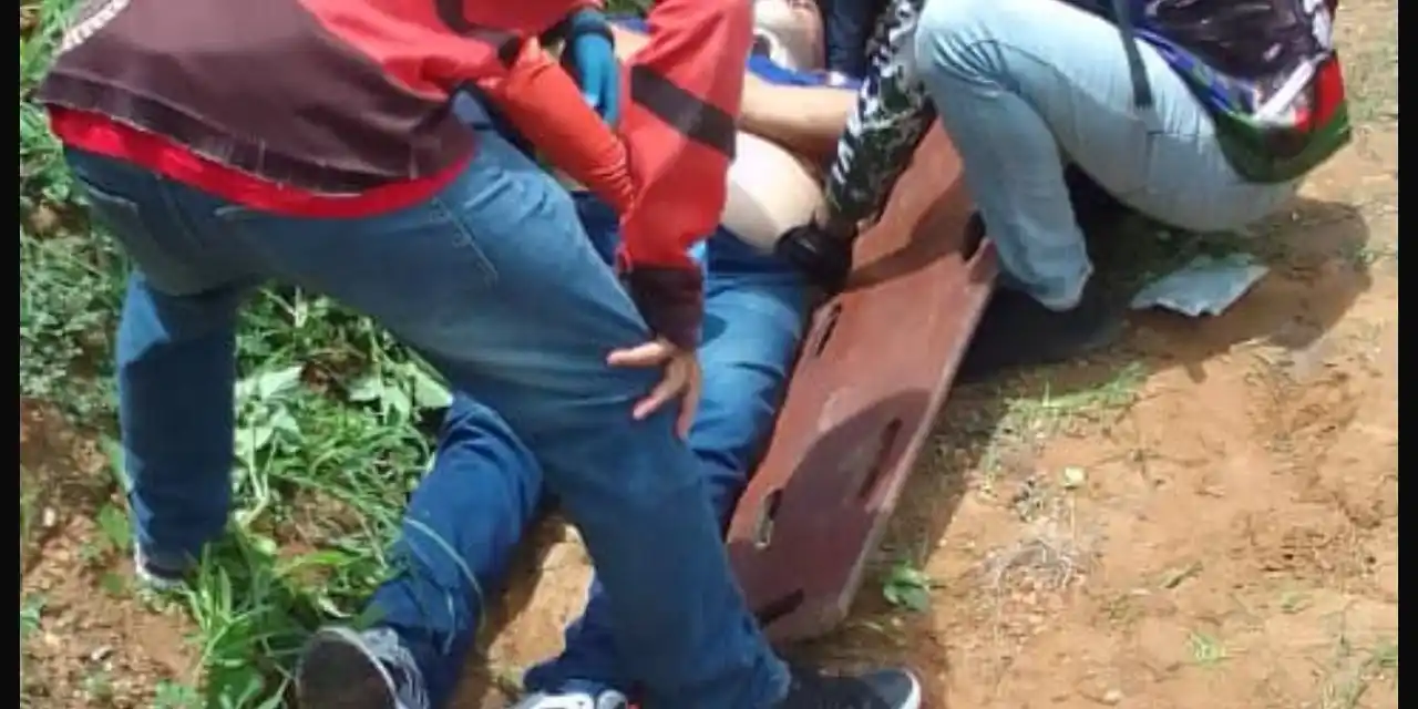 Image from Cojedes Es Noticia: *Hombre derrapó en su moto y sufrió lesiones en Lima Blanco* Un hombr...