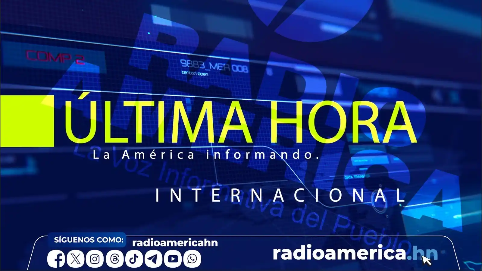Image from Radio América Honduras: 🇮🇱 🇮🇷 | ÚLTIMA HORA | Irán lanza una tercera oleada de misiles con...