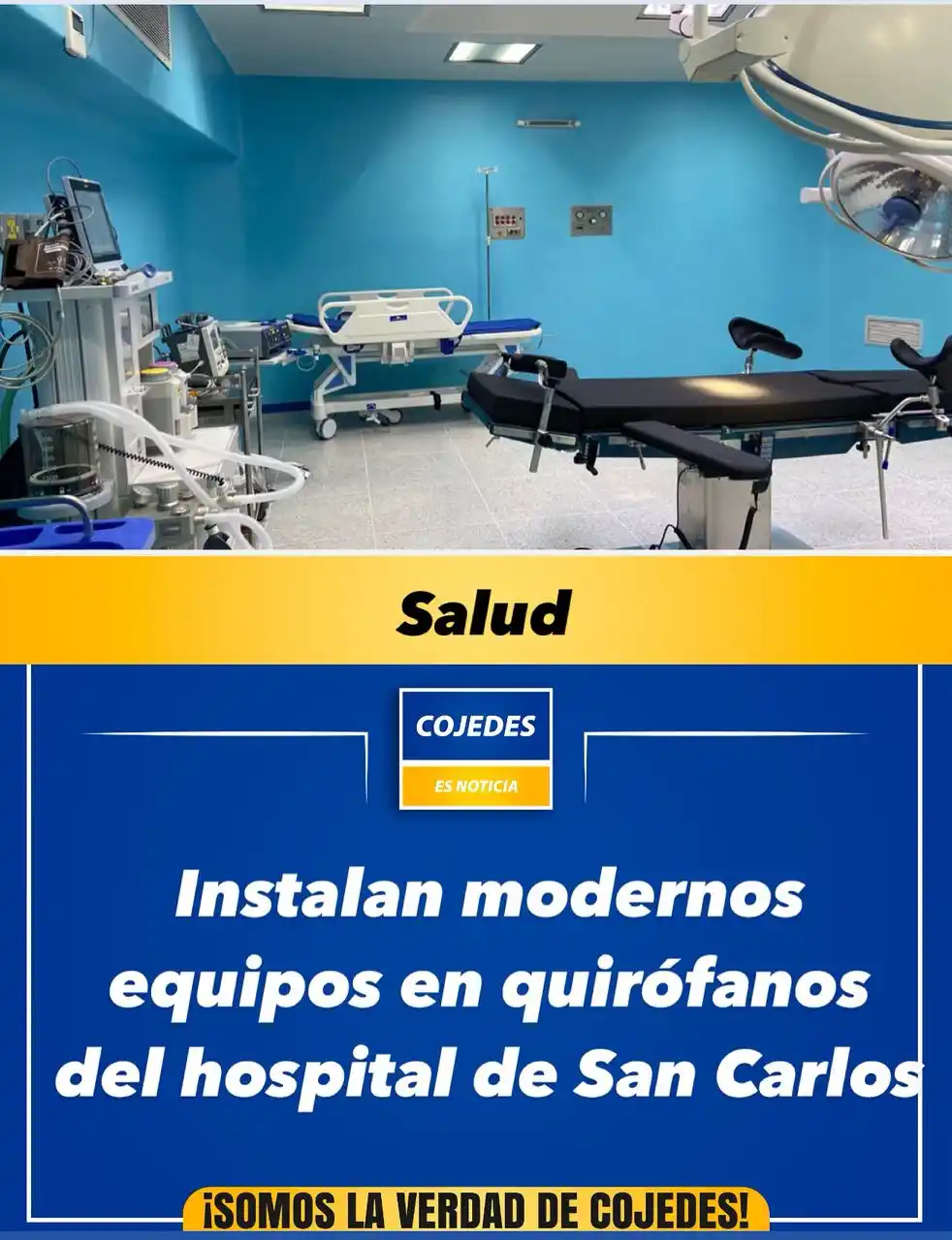 Image from Cojedes Es Noticia: *Instalan modernos equipos en quirófanos del hospital de San Carlos* ...