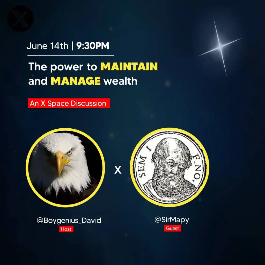 Image from Blockchain [Web3] Digital Wealth Hub: It's official *BOYG AND SIRMAPY ON X SPACE*    This Saturday...   On t...