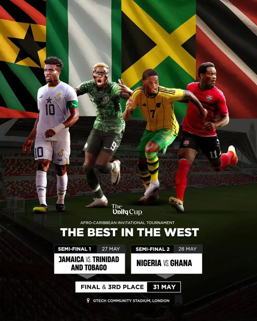 Image from Catchup Central | DStv Nigeria: It's official: The Unity Cup is ON! 🏆 Nigeria's ready to show the wor...