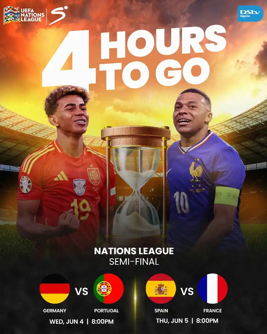 Image from Catchup Central | DStv Nigeria: Just 4 hours left. One match, one chance, one step from glory. <a clas...