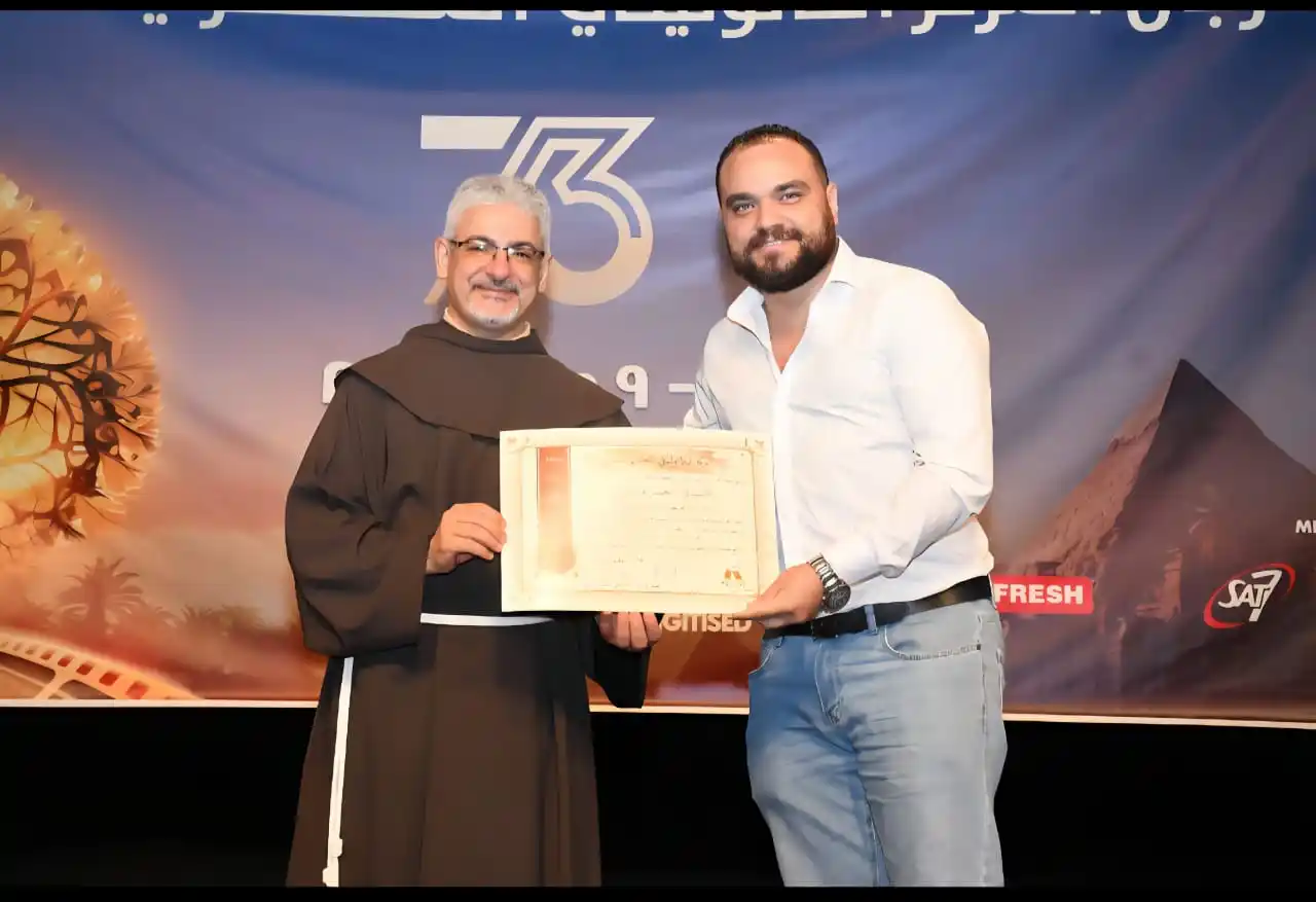 Image from bisara7a / بصـراحـة: خاصّ بالفيديو والصّور- إحتفاء مصريّ بموقع "بصراحة" اللبنانيّ وتكريم مر...