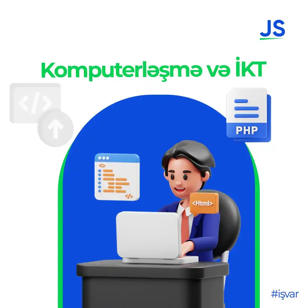 Image from JobSearch.az: 👩🏻💻*Komputerləşmə və İKT vakansiyaları* PHP (Cake, Laravel, Symfo...