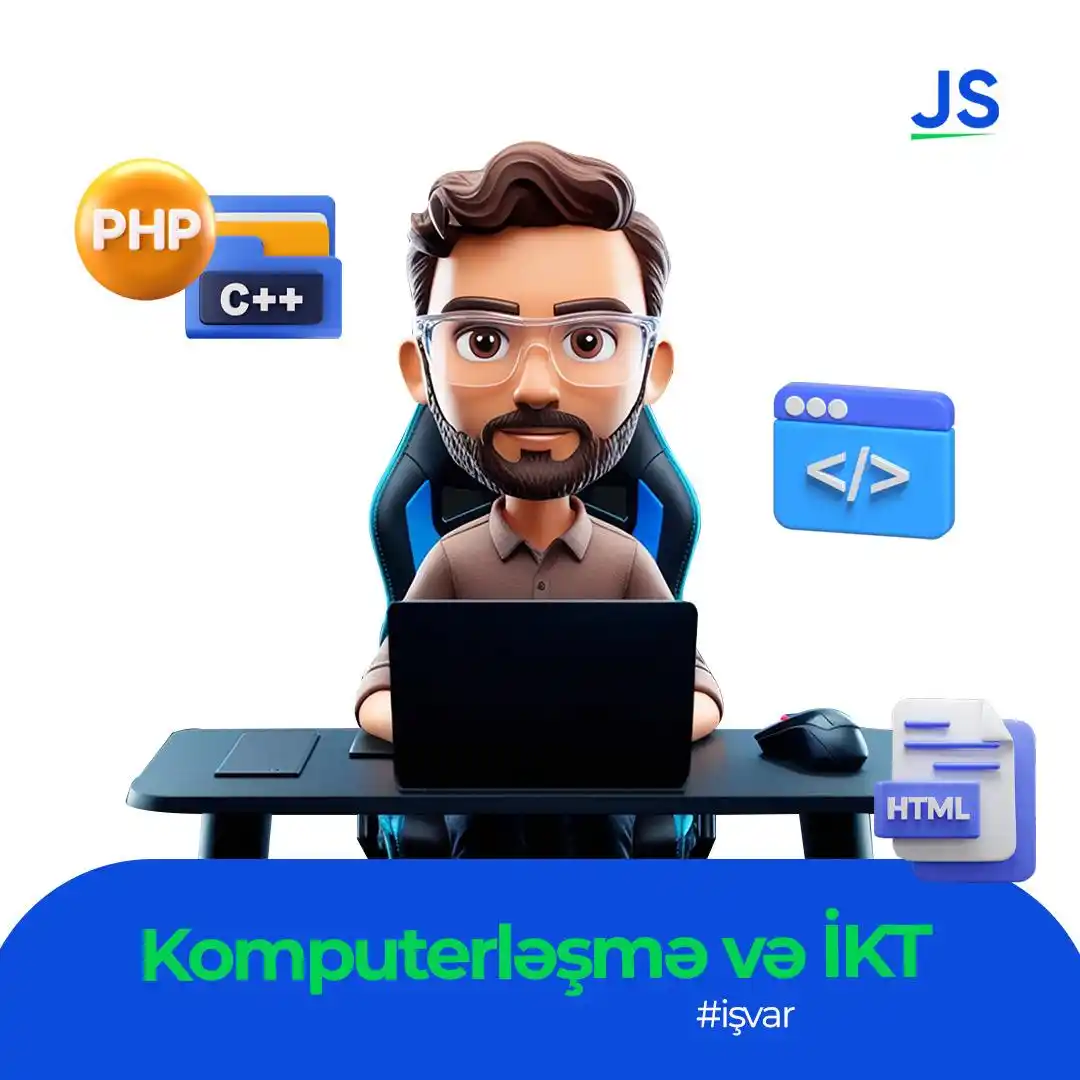 Image from JobSearch.az: 🎮 *Komputerləşmə və İKT vakansiyaları* Software Developer (React & T...