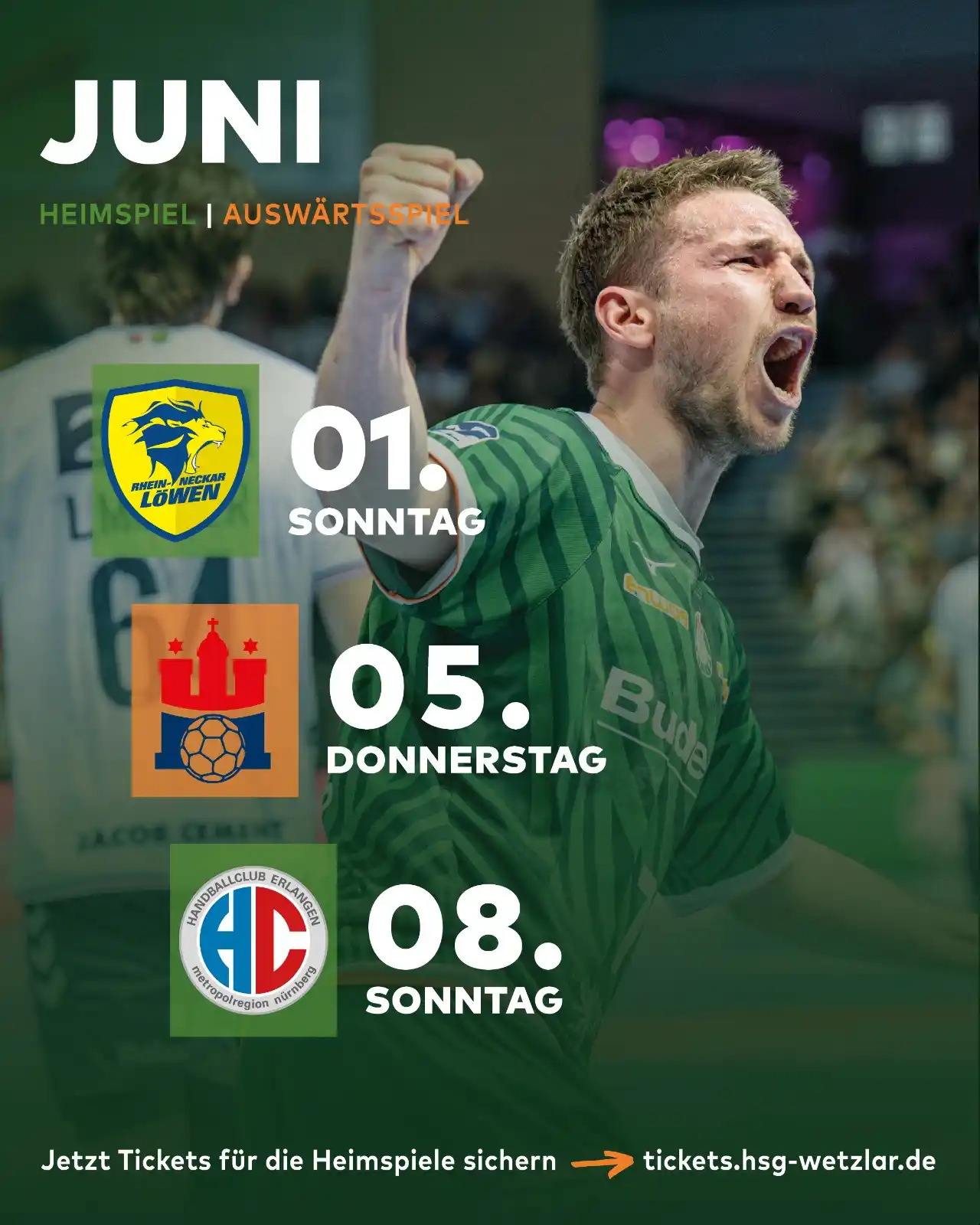 Image from HSG Wetzlar: Mit dem Beginn des Junis kommen wir dem Ende der Saison näher...🔚 Für...