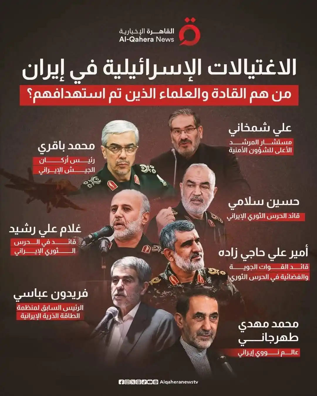 Image from منصة الميدان: من هم القادة الإيرانيون الذين تم استهدافهم في طهران؟...