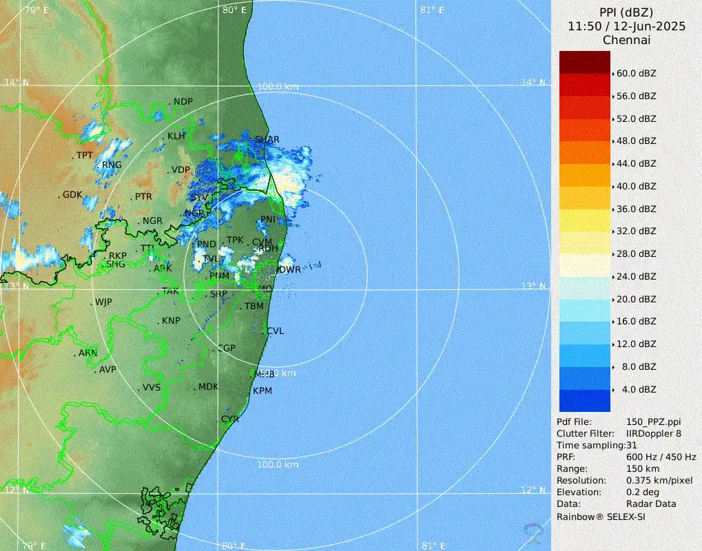Image from Weather Updates On Tamil Nadu & Chennai by ChennaiRains (COMK): Moderate to a slightly intense spell of <a class="text-blue-500 hover:...