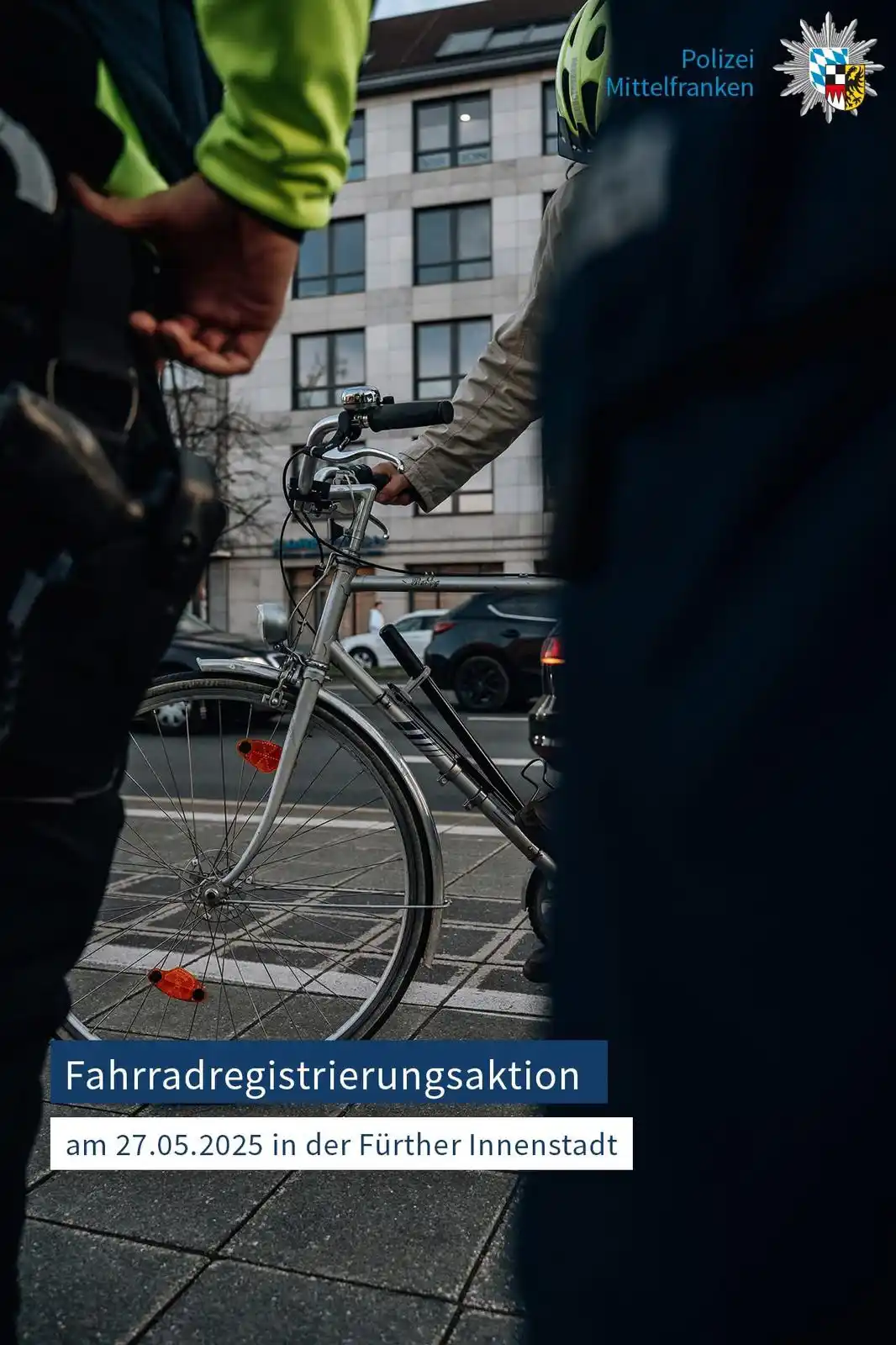 Image from Polizei Mittelfranken : Morgen (27.05.2025) findet von 10:00 bis 15:00 Uhr in den Fürther Inne...