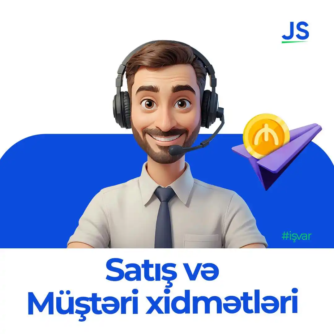 Image from JobSearch.az: 🛍️*Pərakəndə satış və müştəri xidmətləri* Satıcı-Hyper Garage https:...