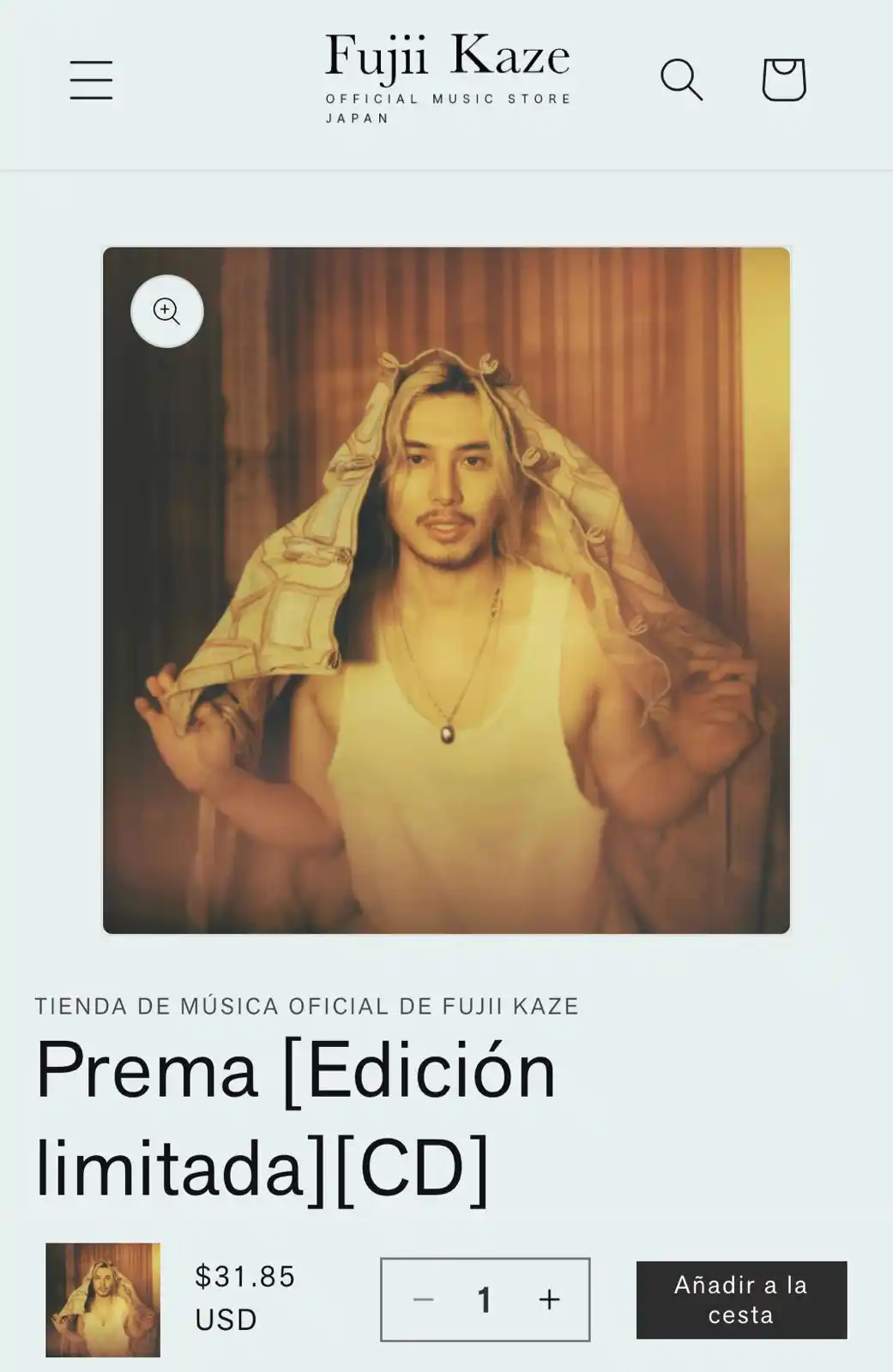 Image from ˖ ࣪ ♬ ⌯ 💗 ˙ 𝆹 𝐊𝐀𝐙𝐄𝐓𝐀𝐑𝐈𝐀𝐍𝐒 𝐍𝐄𝐖𝐒る! 🥑: *Por cierto el cd de edición limitada, de el álbum 3 de Kaze "Prema" t...