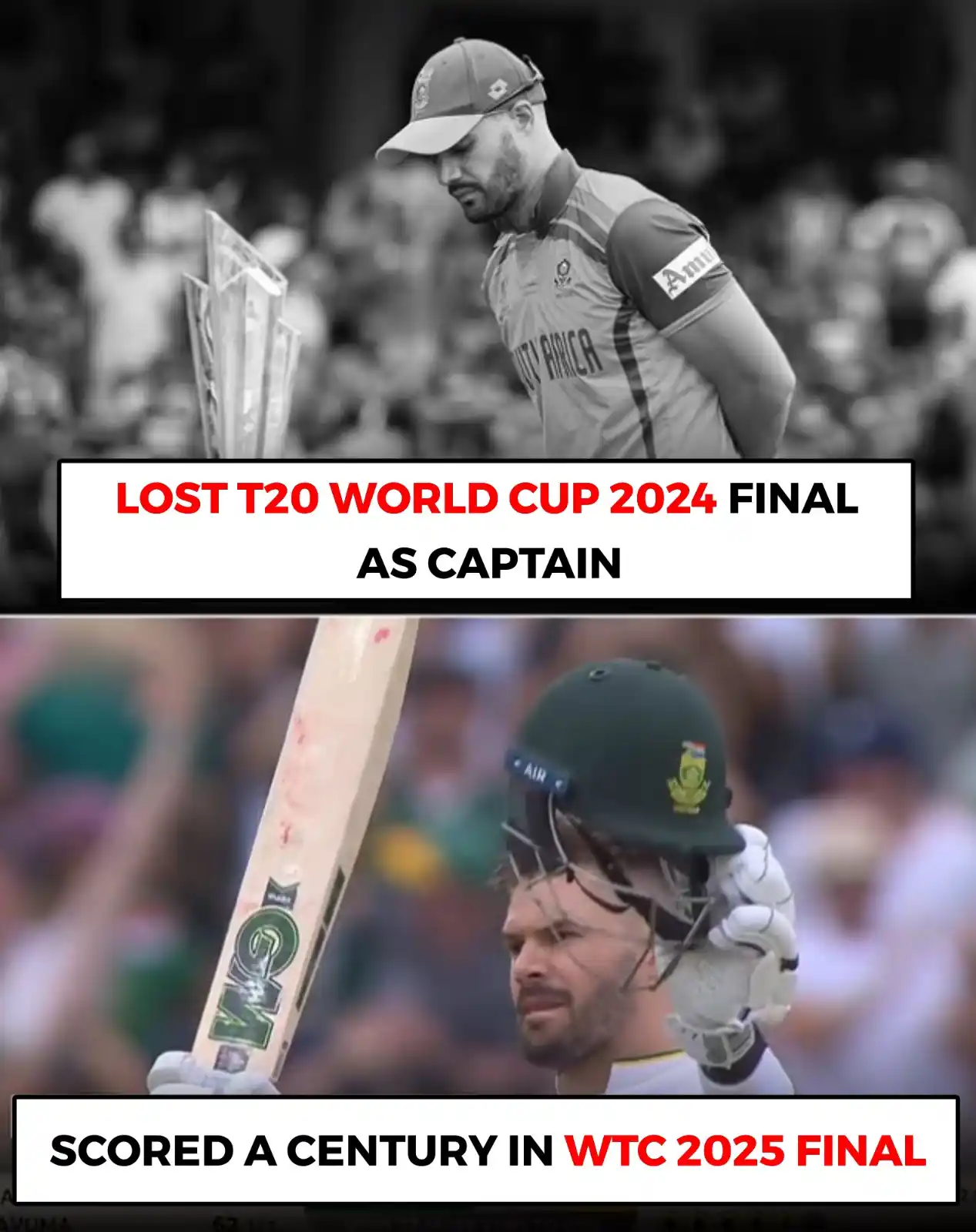 Image from Sports Duniya: REDEMPTION for Aiden Markram in the World Test Championship 2025 final...