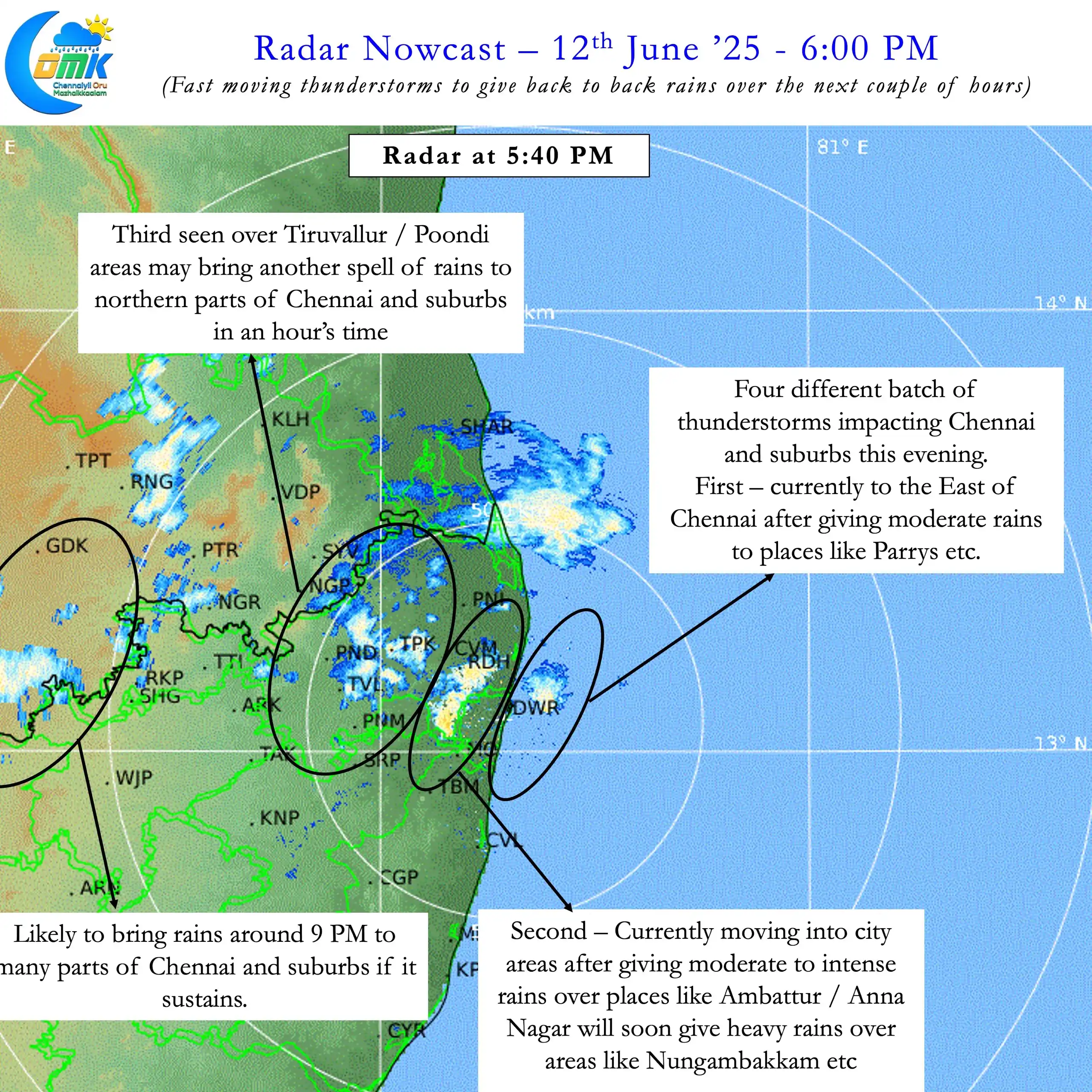Image from Weather Updates On Tamil Nadu & Chennai by ChennaiRains (COMK): Round 2 of <a class="text-blue-500 hover:underline cursor-pointer" hre...