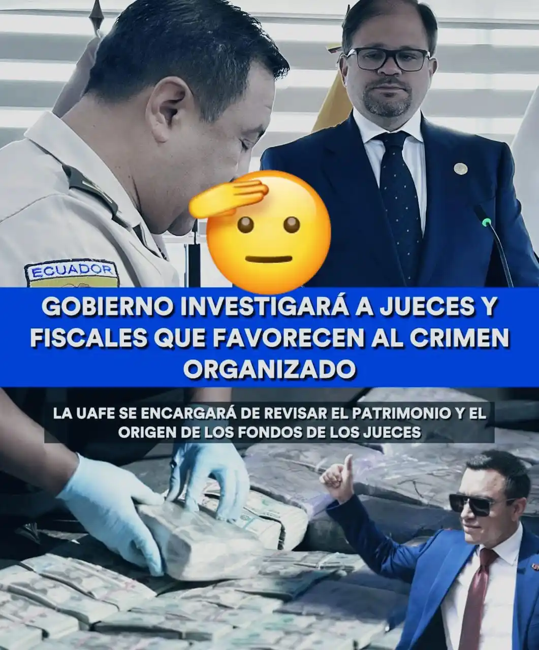 Image from Stereo Rumiñahui RTV: Se les acabó la fiesta. El gobierno informa que a partir de ahora la U...