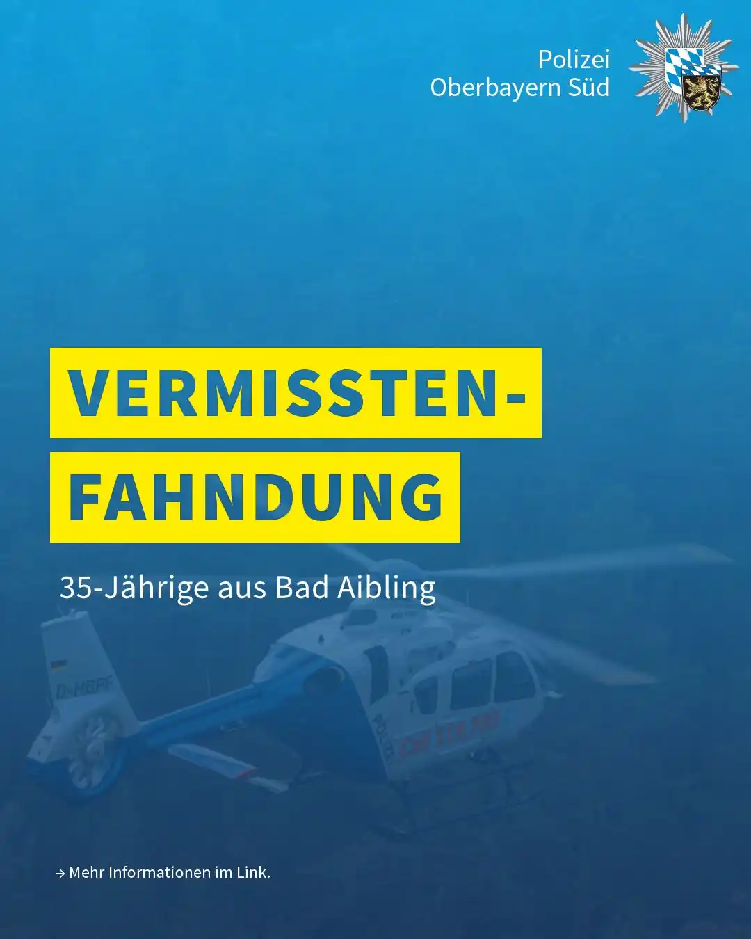 Image from Polizei Oberbayern Süd: Seit Ende des Jahres 2024 wird eine 35-Jährige aus *<a class="text-blu...