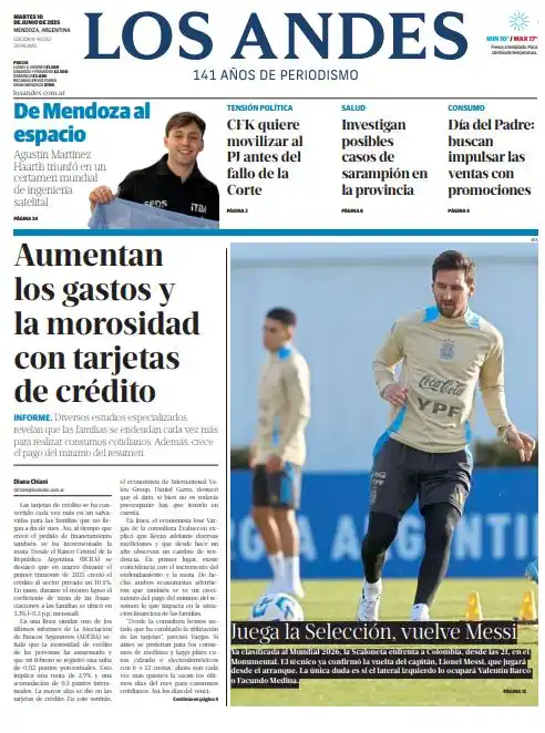 Image from Los Andes: 📰 | Te compartimos la <a class="text-blue-500 hover:underline cursor-...